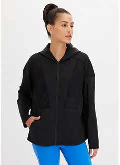 Funktions-Sportjacke mit Mesh, oversized, bonprix