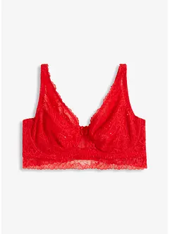 Soutien-gorge minimiseur à armatures en dentelle ornée de sequins discrets, bonprix