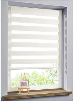 Doppelrollo in Leinen-Optik, bonprix