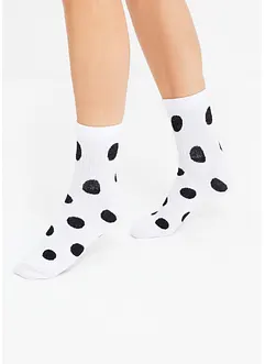 Kurze Tennissocken mit Bio-Baumwolle (5er Pack), bonprix