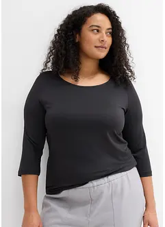 Rundhalsshirt mit 3/4-Arm, bonprix