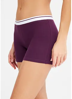 Damen Boxer mittellang mit Bio-Baumwolle (4er Pack), bonprix