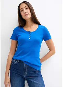 Henleyshirt aus reiner Bio-Baumwolle, bonprix