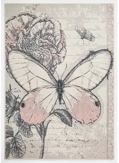 Teppich mit großem Schmetterling, bonprix