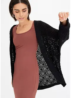 Ajour-Strickjacke, bonprix