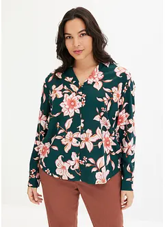 bedruckte Bluse aus fließender Viskose, bonprix