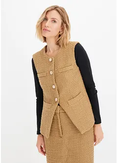 Blazer sans manches en bouclé, bonprix