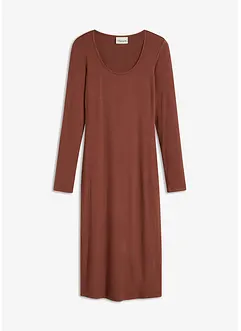 Robe midi côtelée, bonprix