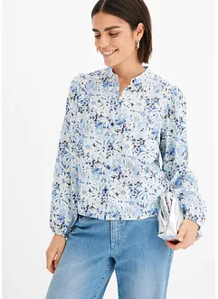 Blouse en matière texturée, bonprix