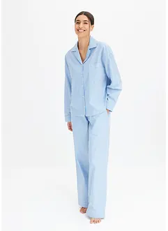 Pyjama tissé oversize avec boutons, bonprix