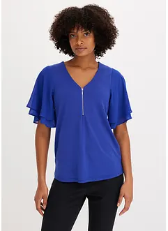 T-shirt avec manches en crêpe, bonprix