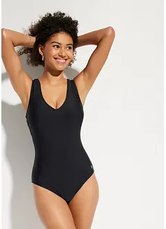 Medium Shape-Badeanzug mit V-Ausschnitt, bonprix