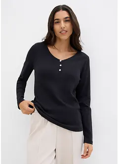 Langarmshirt aus reiner Bio-Baumwolle, bonprix