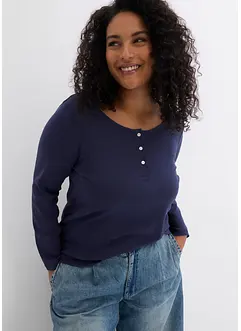 Rundhalsshirt aus reiner Bio-Baumwolle, bonprix