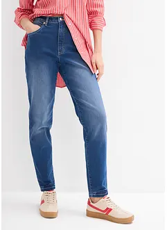 Jean mom taille haute, cropped, bonprix