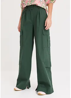 Pantalon cargo 100% coton, bonprix