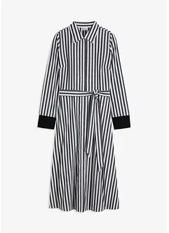 Hemdblusenkleid aus reiner Baumwolle, bonprix