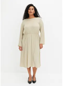 Robe midi en satin, bonprix