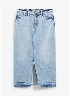 Jupe midi en jean, bonprix