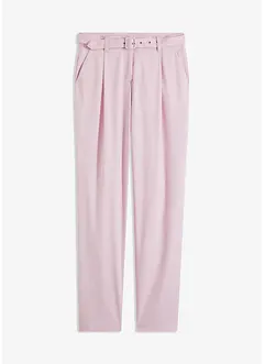 Bundfaltenhose mit Gürtel, bonprix