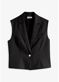 Gilet de costume avec bouton doré, bonprix