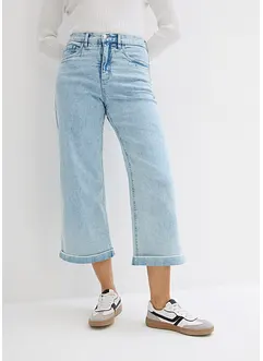 Jean large, taille haute, raccourci, bonprix