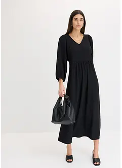 Midikleid aus strukturiertem Jersey, bonprix