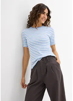 T-shirt côtelé, bonprix
