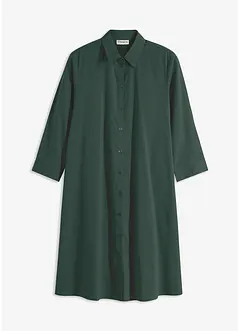 Hemdblusenkleid mit Baumwolle, bonprix