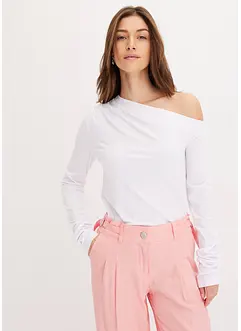 Off-Shoulder-Shirt mit Raffung, bonprix