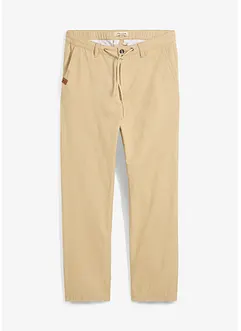 Pantalon chino ample, 100% coton, droit, bonprix