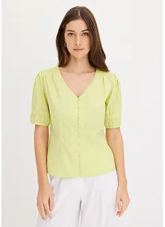 Bluse mit Puffärmeln, bonprix