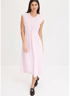 Ausgestelltes Jerseykleid mit Twistdetail, bonprix