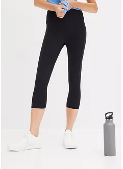 Komfort-Sport-Capri-Leggings mit Handytasche, schnelltrocknend, bonprix