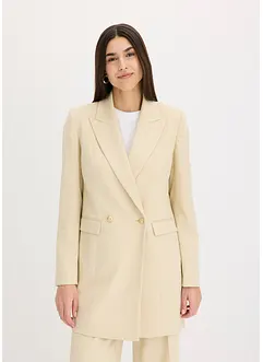 Long blazer à boutons dorés, bonprix