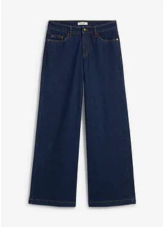 Wide-Leg-Jeans, Mid Waist, Full Length, bonprix