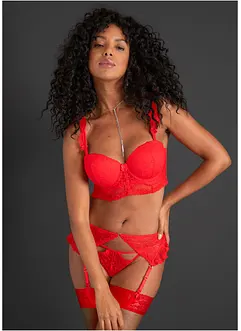 Soutien-gorge balconnet à armatures en dentelle légèrement pailletée, bonprix