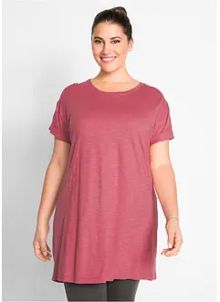 Boxy-Longshirt mit kurzen Ärmeln, bonprix