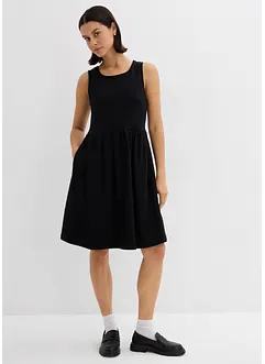 Shirtkleid mit Taschen aus reiner Baumwolle, bonprix