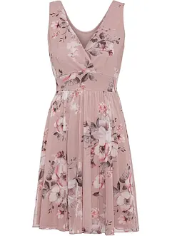 Minikleid mit bedrucktem Mesh, bonprix