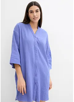 Robe blouse en gaze de coton, bonprix