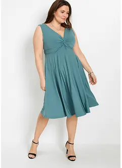 Shirtkleid mit V-Ausschnitt, bonprix