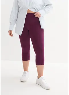Legging corsaire à empiècement taille confortable, bonprix
