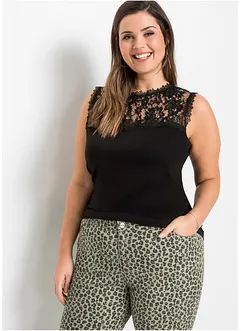 Top mit Spitze, bonprix