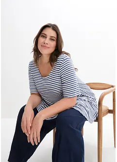 Tunika-Shirt aus Viskose-Mix, bonprix