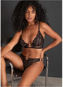 Ensemble soutien-gorge brassière et string ouvert, VENUS