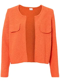 Bouclé Strickjacke, bonprix
