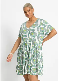 Shirtkleid aus fließendem Viskose-Elasthan-Mix, bonprix