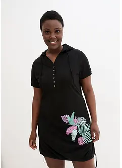 Robe T-shirt en coton, manches courtes, bonprix