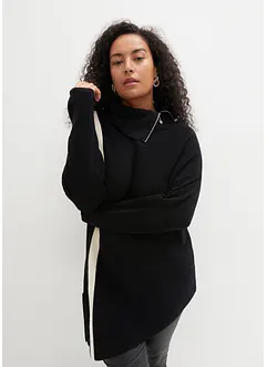 Zipfel Long-Pullover, bonprix